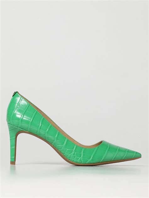 michael kors green clear heels|Michael Kors heeled booties.